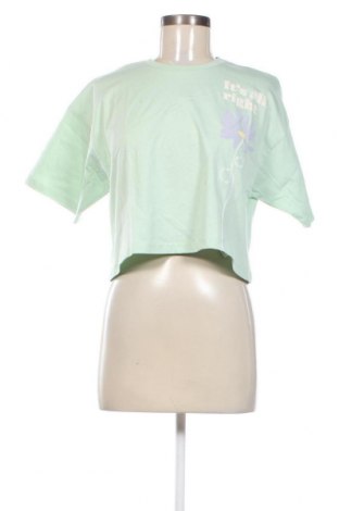 Дамска блуза Viral Vibes, Размер M, Цвят Зелен, Цена 13,09 лв.