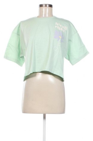 Дамска блуза Viral Vibes, Размер L, Цвят Зелен, Цена 11,55 лв.