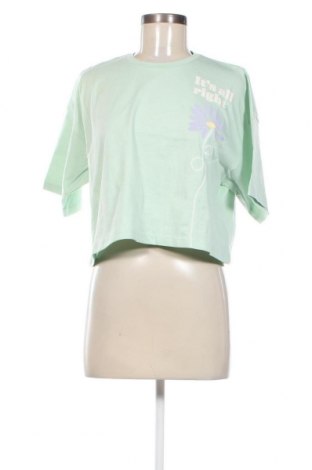 Дамска блуза Viral Vibes, Размер L, Цвят Зелен, Цена 38,50 лв.