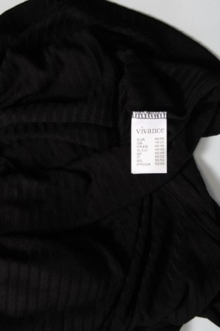 Γυναικεία μπλούζα Vivance, Μέγεθος XL, Χρώμα Μαύρο, Τιμή 5,11 €