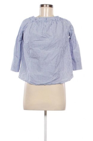 Дамска блуза Zara, Размер M, Цвят Син, Цена 10,80 лв.