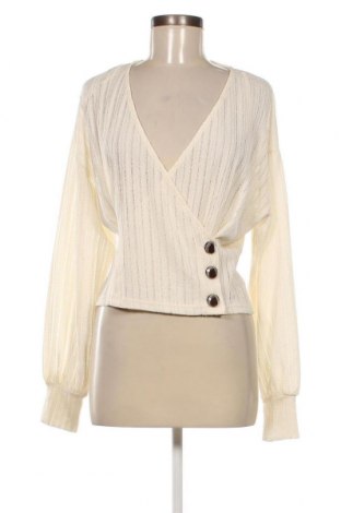 Дамска блуза Zara, Размер M, Цвят Екрю, Цена 13,50 лв.