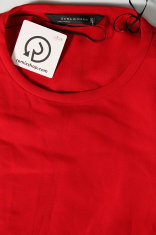 Дамска блуза Zara, Размер S, Цвят Червен, Цена 27,00 лв.