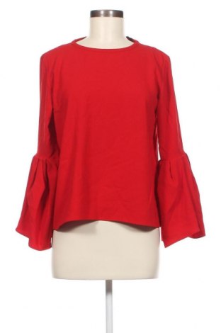 Дамска блуза Zara, Размер S, Цвят Червен, Цена 13,50 лв.