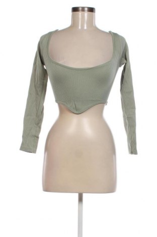 Γυναικεία μπλούζα Zara, Μέγεθος XS, Χρώμα Πράσινο, Τιμή 2,51 €