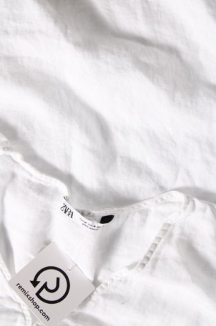 Дамска блуза Zara, Размер M, Цвят Бял, Цена 19,55 лв.