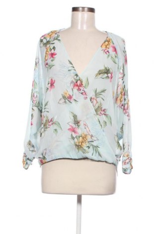 Дамска блуза Zara Trafaluc, Размер S, Цвят Син, Цена 27,05 лв.