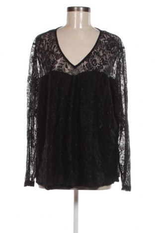 Γυναικεία μπλούζα Zizzi, Μέγεθος XXL, Χρώμα Μαύρο, Τιμή 24,12 €
