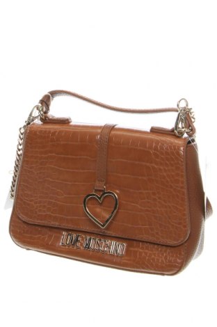 Дамска чанта Love Moschino, Цвят Кафяв, Цена 299,35 лв.