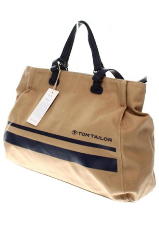 Дамска чанта Tom Tailor, Цвят Бежов, Цена 53,40 лв.