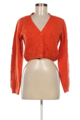 Damen Strickjacke, Größe L, Farbe Orange, Preis 3,03 €
