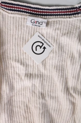 Γυναικεία ζακέτα Gina, Μέγεθος XL, Χρώμα Εκρού, Τιμή 3,77 €