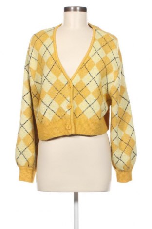 Damen Strickjacke H&M Divided, Größe L, Farbe Gelb, Preis € 8,07