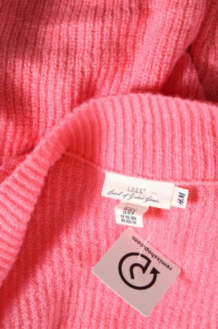 Дамска жилетка H&M L.O.G.G., Размер XS, Цвят Розов, Цена 8,70 лв.