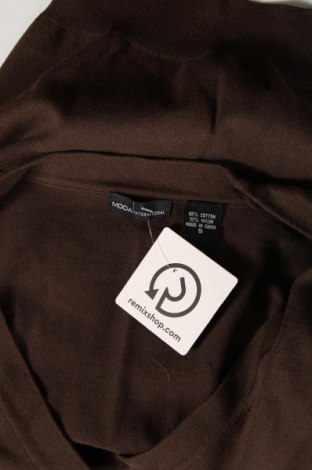 Damen Strickjacke Moda International, Größe S, Farbe Braun, Preis 6,00 €