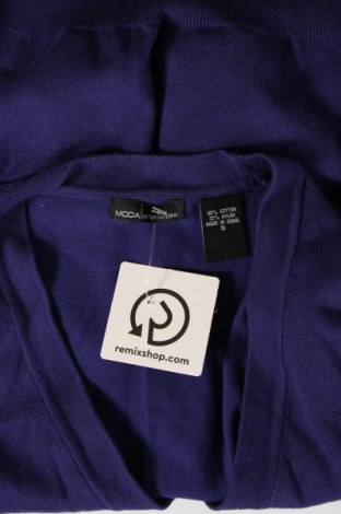Damen Strickjacke Moda International, Größe S, Farbe Blau, Preis € 6,00