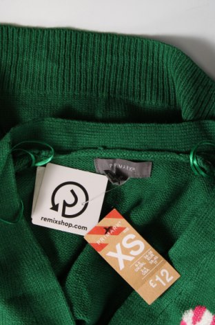 Γυναικεία ζακέτα Primark, Μέγεθος XS, Χρώμα Πράσινο, Τιμή 5,41 €