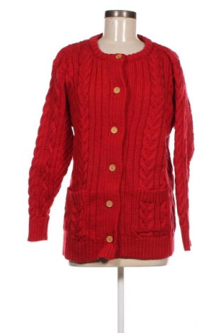 Дамска жилетка WoolOvers, Размер XL, Цвят Червен, Цена 41,00 лв.