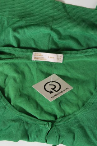 Damen Strickjacke Zara, Größe M, Farbe Grün, Preis € 5,91