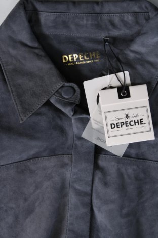 Dámská kožená bunda  Depeche, Velikost S, Barva Modrá, Cena  1 565,00 Kč