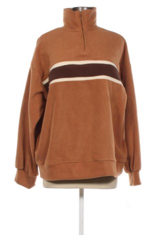 Γυναικεία μπλούζα fleece DAZY, Μέγεθος M, Χρώμα Καφέ, Τιμή 3,76 €