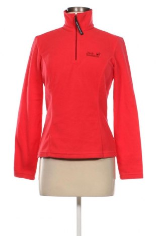 Дамска поларена блуза Jack Wolfskin, Размер S, Цвят Червен, Цена 28,80 лв.