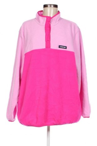 Дамска поларена блуза Land's End, Размер XXL, Цвят Розов, Цена 34,00 лв.