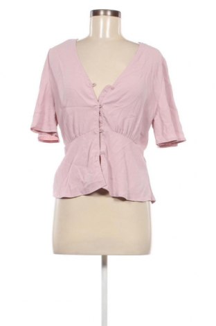 Γυναικείο πουκάμισο Bershka, Μέγεθος L, Χρώμα Ρόζ , Τιμή 6,11 €