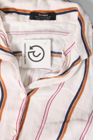 Γυναικείο πουκάμισο Bershka, Μέγεθος XS, Χρώμα Λευκό, Τιμή 12,79 €