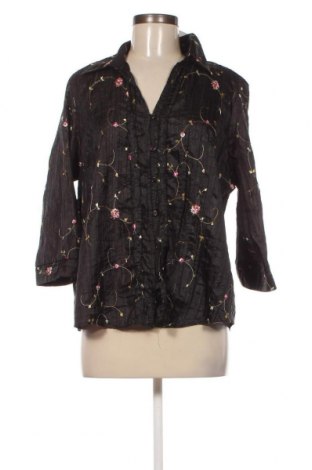 Γυναικείο πουκάμισο Canda, Μέγεθος XL, Χρώμα Μαύρο, Τιμή 15,46 €