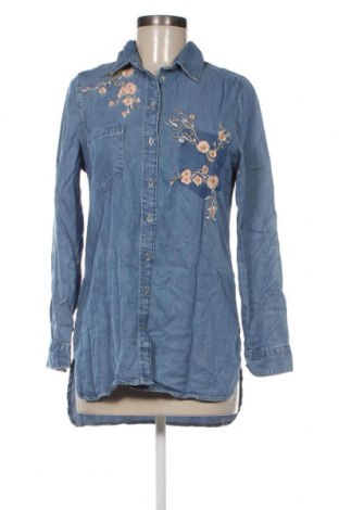 Γυναικείο πουκάμισο Denim Co., Μέγεθος XS, Χρώμα Μπλέ, Τιμή 7,73 €