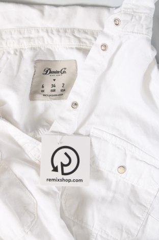 Γυναικείο πουκάμισο Denim Co., Μέγεθος XS, Χρώμα Λευκό, Τιμή 8,58 €