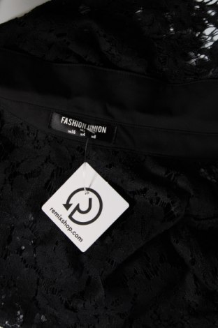 Dámska košeľa  Fashion Union, Veľkosť S, Farba Čierna, Cena  10,20 €