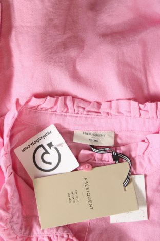 Γυναικείο πουκάμισο Free Quent, Μέγεθος XXL, Χρώμα Ρόζ , Τιμή 39,69 €