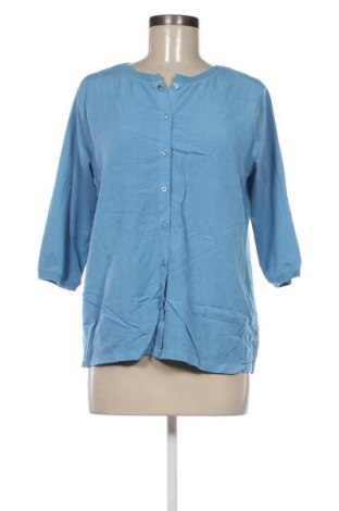 Γυναικείο πουκάμισο Funky Staff, Μέγεθος M, Χρώμα Μπλέ, Τιμή 11,57 €
