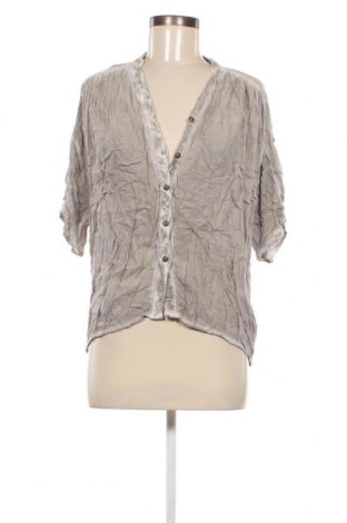 Γυναικείο πουκάμισο Gina Tricot, Μέγεθος S, Χρώμα Γκρί, Τιμή 5,83 €