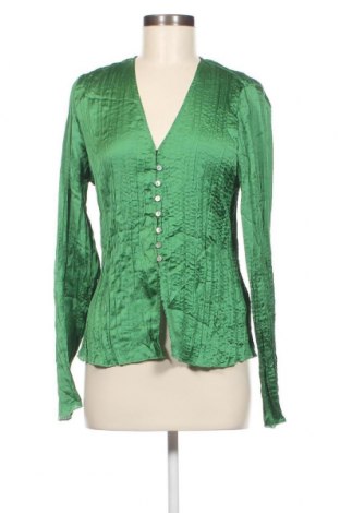 Дамска риза H&M, Размер M, Цвят Зелен, Цена 12,50 лв.
