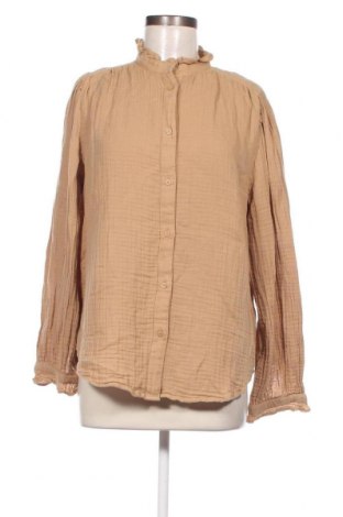 Γυναικείο πουκάμισο H&M, Μέγεθος M, Χρώμα  Μπέζ, Τιμή 15,40 €