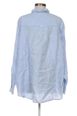 Γυναικείο πουκάμισο H&M, Μέγεθος 4XL, Χρώμα Μπλέ, Τιμή 13,00 €