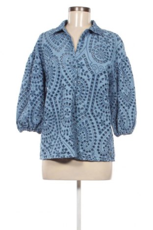 Γυναικείο πουκάμισο Jean Paul, Μέγεθος L, Χρώμα Μπλέ, Τιμή 23,81 €