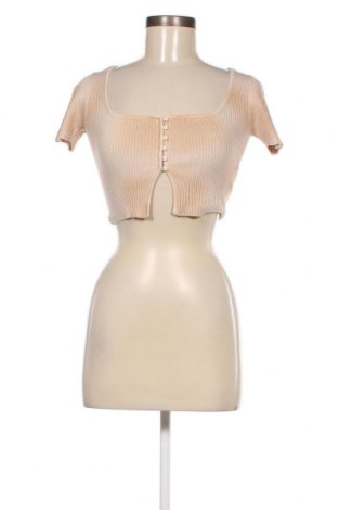 Γυναικείο πουκάμισο Jennyfer, Μέγεθος XS, Χρώμα  Μπέζ, Τιμή 15,26 €