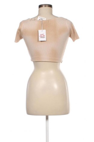Γυναικείο πουκάμισο Jennyfer, Μέγεθος XS, Χρώμα  Μπέζ, Τιμή 15,26 €