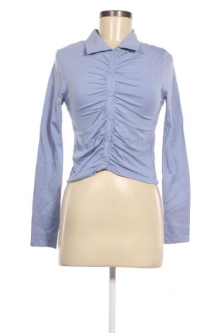 Γυναικείο πουκάμισο Jennyfer, Μέγεθος M, Χρώμα Μπλέ, Τιμή 6,60 €