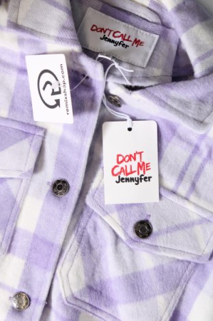 Γυναικείο πουκάμισο Jennyfer, Μέγεθος XXS, Χρώμα Βιολετί, Τιμή 4,12 €