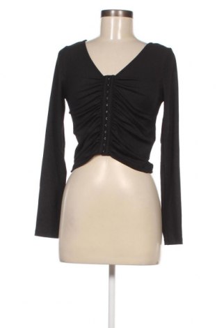 Γυναικείο πουκάμισο Jennyfer, Μέγεθος L, Χρώμα Μαύρο, Τιμή 12,37 €
