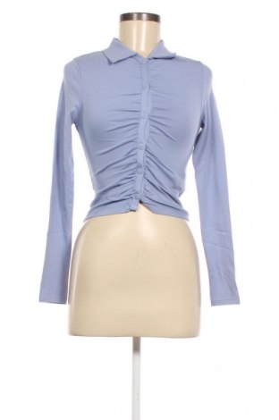 Γυναικείο πουκάμισο Jennyfer, Μέγεθος XS, Χρώμα Μπλέ, Τιμή 11,34 €