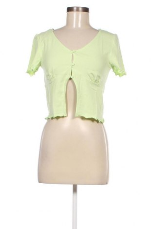 Дамска риза Jennyfer, Размер L, Цвят Зелен, Цена 14,00 лв.