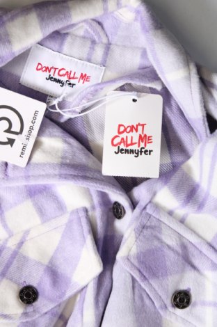 Γυναικείο πουκάμισο Jennyfer, Μέγεθος L, Χρώμα Βιολετί, Τιμή 6,60 €