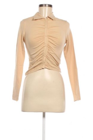 Γυναικείο πουκάμισο Jennyfer, Μέγεθος S, Χρώμα  Μπέζ, Τιμή 7,42 €