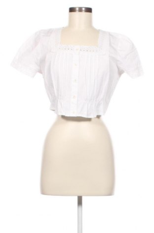 Γυναικείο πουκάμισο Jennyfer, Μέγεθος L, Χρώμα Λευκό, Τιμή 9,28 €